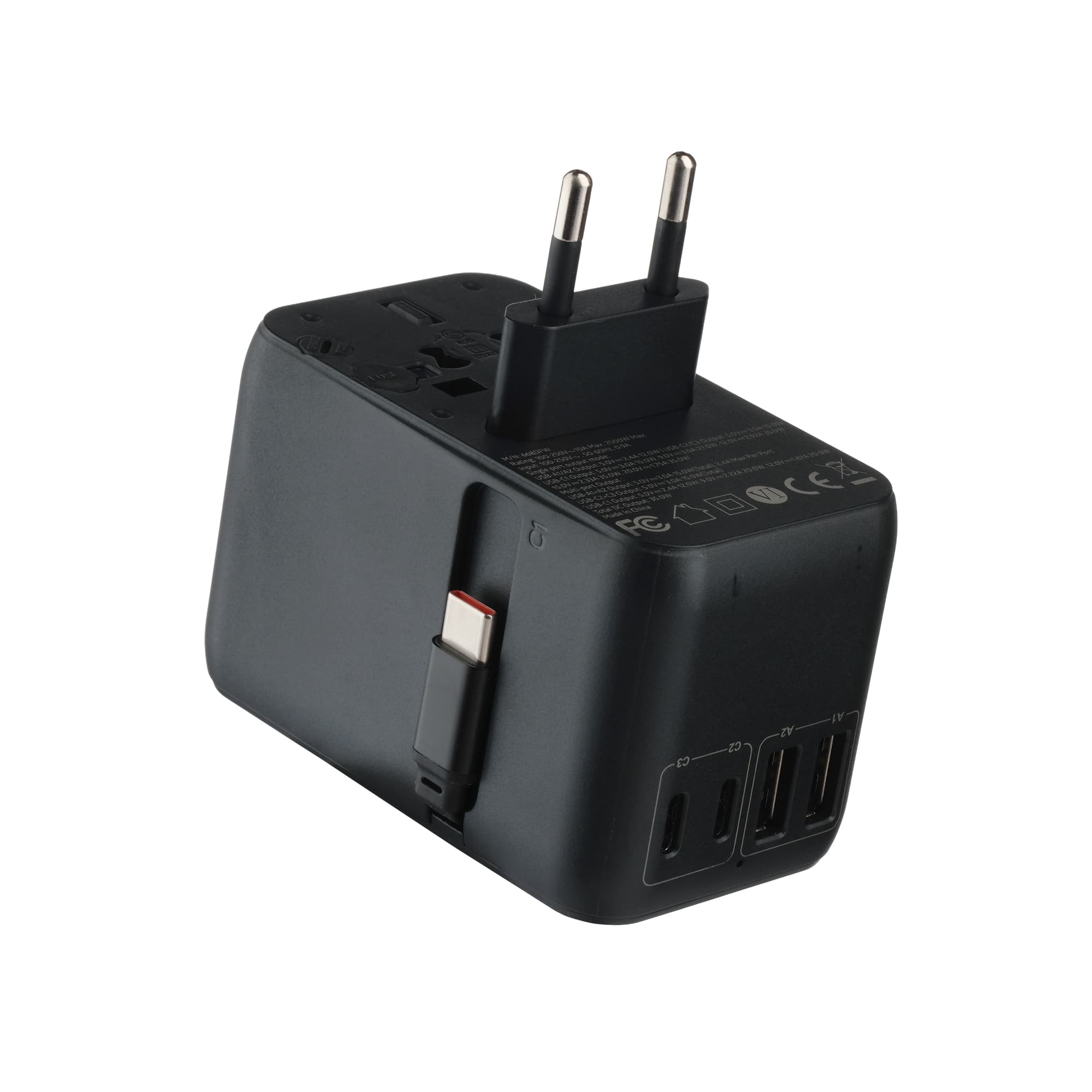 Zedx World Travel Adapter (35w) Gan thumbnail 3