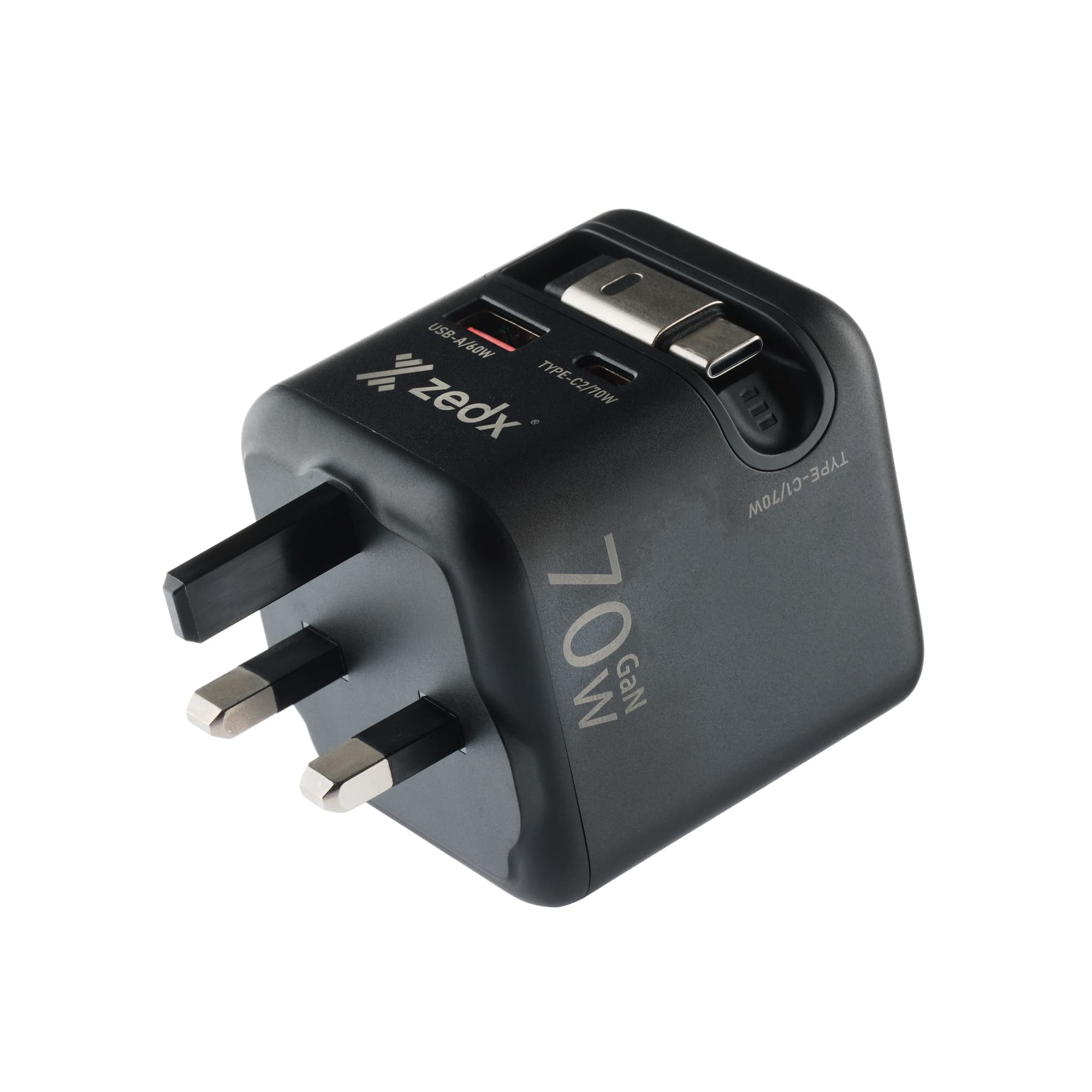 Zedx World Travel Adapter (70w) Gan thumbnail 3